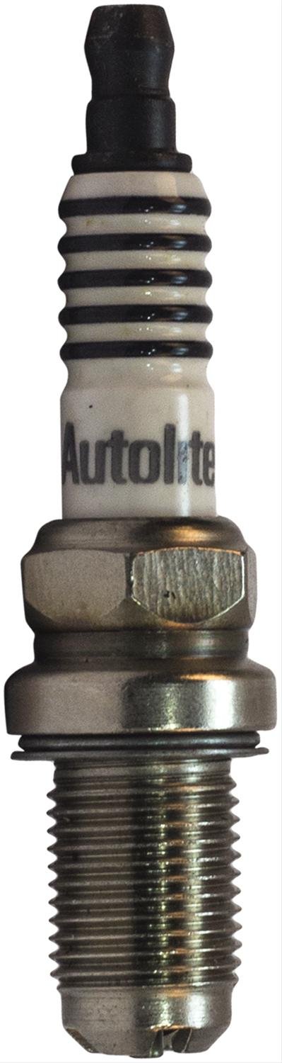 Autolite Double Platinum Spark Plugs R3932X Plug, Racing, Copper Core, Gasket Seat, 14mm Thread, 0.880 in. Reach, Each