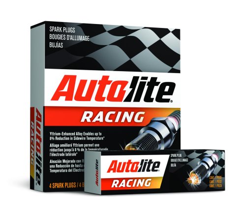 Autolite Racing Spark Plugs R133 Plug, Racing, Copper Core, Tapered Seat, 14mm Thread, 0.433 in. Reach, Each