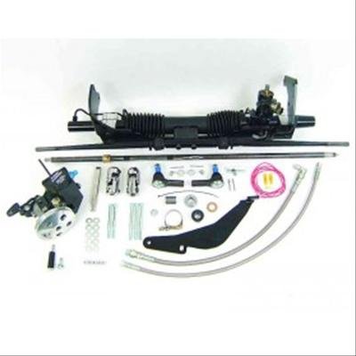 UniSteer Rack and Pinion Conversion Kits for 1955-1957 THUNDERBIRD - 8011690 Pinion, Conversion, Hydraulic Power Assist, Aluminum Rack, Black, Tie Rod Ends, Ford, Kit