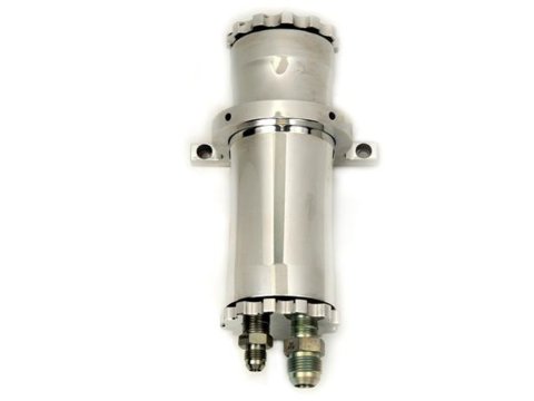 UniSteer Performance Power Steering Reservoirs 8020790 Remote Reservior, Polished Aluminum