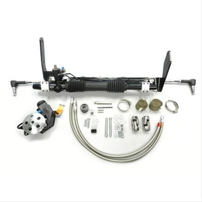 UniSteer Rack and Pinion Conversion Kits for 1965-1967 GALAXIE 500 - 8012350-01 Pinion, Conversion, Hydraulic Power Assist, Aluminum Rack, Black Powdercoated, Ford, Kit