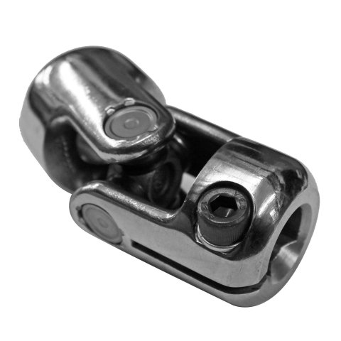 UniSteer U-Joints 8050330 Steering Universal Joint, Stainless Steel, Polished, 3/4 in. No-Spline, 3/4 in. DD, Each