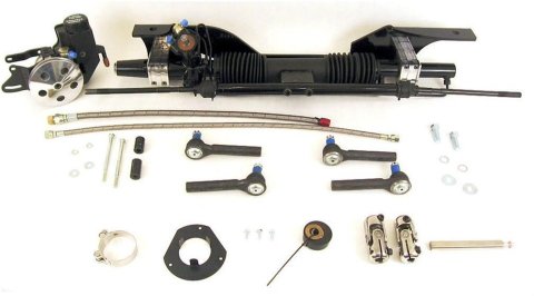 UniSteer Rack and Pinions for 1967-1970 MUSTANG - 8010830-01 Pinion, Power, Aluminum, Black Powdercoated, Ford, Each