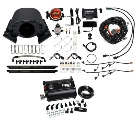 FiTech Ultimate Rebel LS 750 HP EFI Fuel Injection Systems 75290 System, Rebel, HP, Cathedral Port, 102mm, Inline Pump, 55 Lb., EV1, Without Transmission Controller, Kit