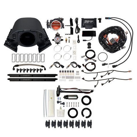 FiTech Ultimate Rebel LS 500 HP EFI Fuel Injection Systems 78489 System, Rebel, HP, Cathedral Port, 92mm, In-Tank Pump, LS3 Coils, 36 Lb., EV1, With Transmission Controller, Kit
