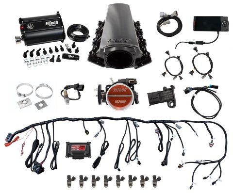 FiTech Ultimate LS EFI 750 HP Fuel Injection Systems with Force 75204 System, HP, Multiport, Cathedral Port, Transmission Controller, Fuel, Kit