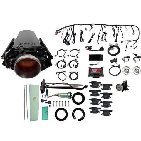 FiTech Ultimate LS 1,000 HP EFI Long Runner Cathedral Intake Fuel Injection Master Kits 78633 1000 System With Kit