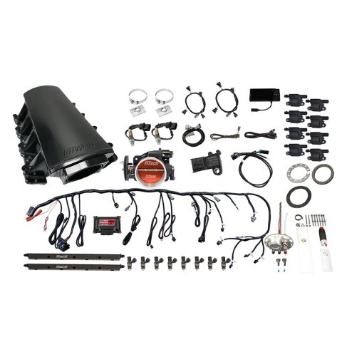 FiTech Ultimate LS 500 HP EFI Short LS7 Port Intake Fuel Injection Master Kits 78816 System With Kit