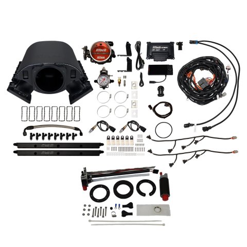 FiTech Ultimate Rebel LS 750 HP EFI Fuel Injection Systems 76290 System, Rebel, HP, Cathedral Port, 102mm, In-Tank Pump, 55 Lb., EV1, Without Transmission Controller, Kit