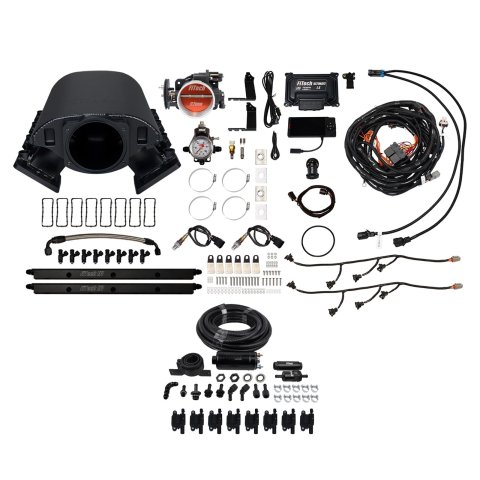 FiTech Ultimate Rebel LS 500 HP EFI Fuel Injection Systems 79188 System, Rebel, HP, Cathedral Port, 92mm, Inline Pump, LS3 Coils, 36 Lb., EV1, Without Transmission Controller, Kit