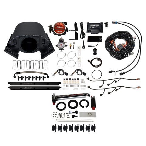 FiTech Ultimate Rebel LS 1000 HP EFI Fuel Injection Systems 79692 System, Rebel, 1,000 HP, Cathedral Port, 102mm, In-Tank Pump, LS3 Coils, 80Lb., EV1, Without Transmission Controller, Kit