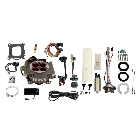 FiTech Go Street 400 HP EFI System Regulated In-Tank Pump Fuel Injection Master Kits 36603 Cast With 340 LPH Kit