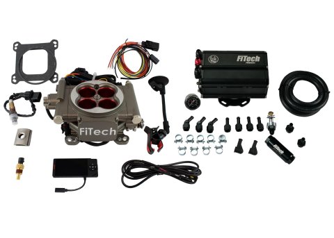 FiTech Go Street EFI 400 HP Self-Tuning Fuel Injection Systems with Force 35503 Systems, Systems, Throttle Body, 4.5 in. Display User Interface, Regulator, Kit