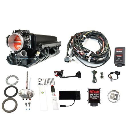 FiTech Ultra Ram EFI 800 HP In-Tank Pump/Go-Spark Fuel Injection Master Kits 96732 Chevy Big Block Rectangle Port System With Kit