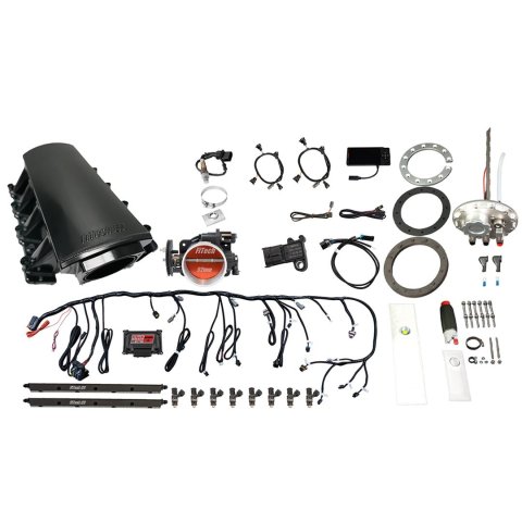 FiTech Ultimate LS 500 HP EFI Short LS7 Port Intake Fuel Injection Master Kits 76315 System With Kit