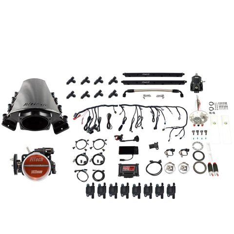 FiTech Ultimate LS 1,000 HP EFI Short LS7 Port Intake Fuel Injection Master Kits 78936 1000 System With Kit