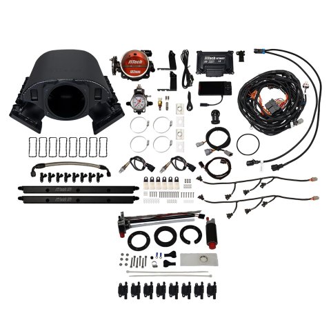 FiTech Ultimate Rebel LS 1000 HP EFI Fuel Injection Systems 79693 System, Rebel, 1,000 HP, Cathedral Port, 102mm, In-Tank Pump, LS3 Coils, 80Lb., EV1, With, Transmission Controller, Kit