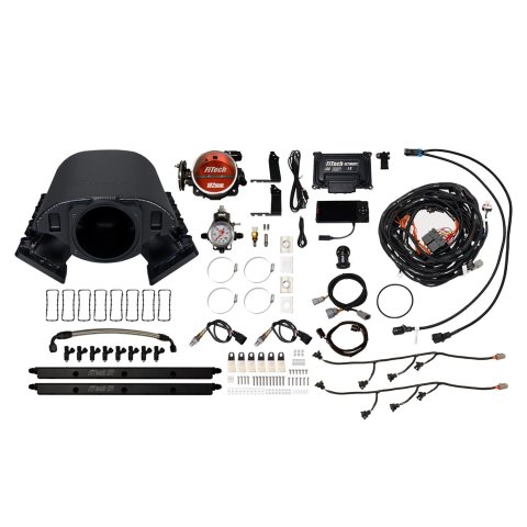 FiTech Ultimate Rebel LS 500 HP EFI Fuel Injection Systems 70089 System, EFI, Short Intake, Transmission Controller, Chevy, LS1/LS2/LS6, Kit