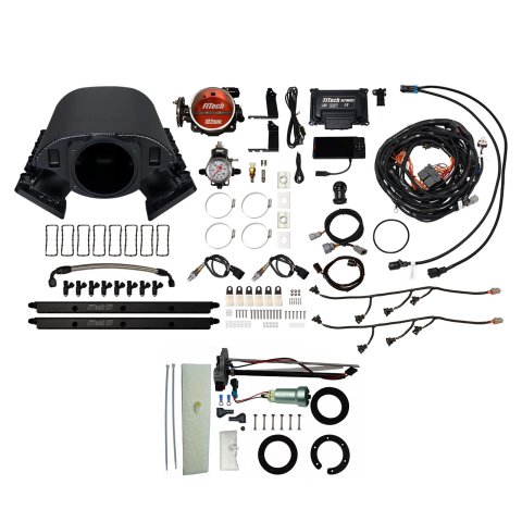 FiTech Ultimate Rebel LS 1000 HP EFI Fuel Injection Systems 76193 System, Rebel, HP, Cathedral Port, 102mm Throttle Body, In-Tank Pump, 80 Lb., EV1, With Transmission Controller, Kit