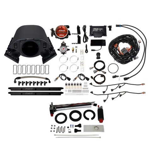 FiTech Ultimate Rebel LS 750 HP EFI Fuel Injection Systems 76291 System, Rebel, HP, Cathedral Port, 102mm Throttle Body, In-Tank Pump, 55 Lb., EV1, With Transmission Controller, Kit