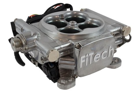 FiTech Go EFI 4 600 HP Self-Tuning Fuel Injection Systems 30001 System, 600HP Self-Tuning, Throttle Body, Tumble Polished,Kit