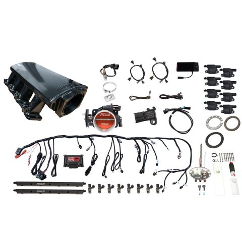 FiTech Ultimate LS 500 HP EFI Short LS3 Port Intake Fuel Injection Master Kits 78811 System With Kit