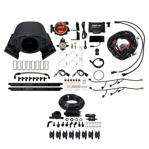FiTech Ultimate Rebel LS 750 HP EFI Fuel Injection Systems 78190 System, Rebel, HP, Cathedral Port, 102mm, Inline Pump, LS3 Coils, 55 Lb., EV1, Without Transmission Controller, Kit