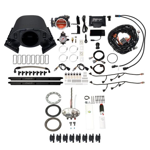 FiTech Ultimate Rebel LS 500 HP EFI Fuel Injection Systems 78889 System, Rebel, HP, Cathedral Port, 92 mm, In-Tank Pump, LS3 Coils, 36 Lb., EV1, With Transmission Controller, Kit
