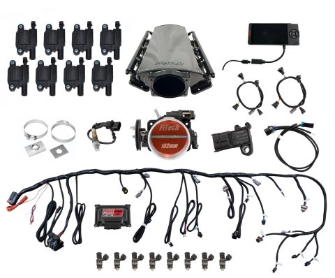FiTech Ultimate LS EFI 750 HP Fuel Injection Systems 78013 Injection, LS, Kit LS3/L92 - 750HP w/o Trans Control, w/ coil pack set