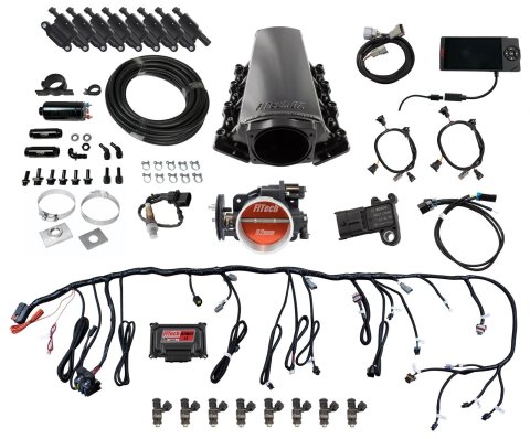 FiTech Ultimate LS EFI 500 HP Fuel Injection Systems 79102 System, HP, Multiport, Cathedral Port, In-Line Pump, LED Coil Packs, Transmission Controller, Kit