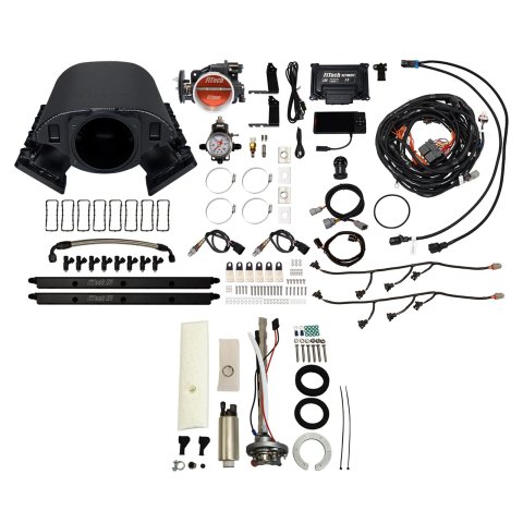 FiTech Ultimate Rebel LS 500 HP EFI Fuel Injection Systems 76689 System, Rebel, HP, Cathedral Port, 92mm Throttle Body, In-Tank Pump, 36 Lb., EV1, With Transmission Controller, Kit