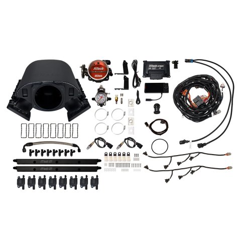 FiTech Ultimate Rebel LS 750 HP EFI Fuel Injection Systems 78090 System, Rebel, HP, Cathedral Port, 102mm Throttle Body, LS3 Coils, 55 Lb., EV1, Without Transmission Controller, Kit