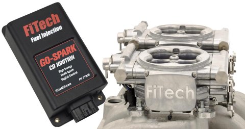 FiTech Go EFI 2x4 625 HP Fuel Injection Systems 93061 System, System, Bright Aluminum Finish, CDI Box, Kit