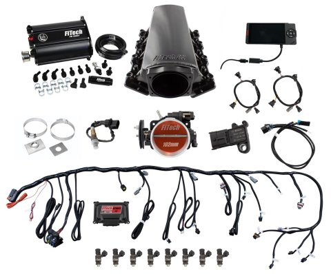 FiTech Ultimate LS EFI 750 HP Fuel Injection Systems with Force 75203 System, HP, Multiport, Cathedral Port, Fuel, Kit