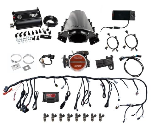 FiTech Ultimate LS EFI 750 HP Fuel Injection Systems with Force 75217 System, LS, HP, Multi-port, LS7 Square Port Heads, Fuel, Fuel, Kit