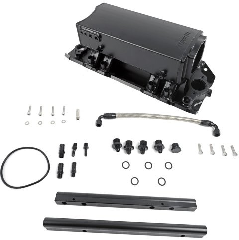 FiTech Intake Manifolds 38302-1 Manifolds, Fuel Injected, Ultra Ram BBC Manifold with Fuel Rail
