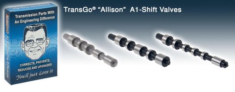 TransGo Automatic Transmission Shift Valves A1-Shift-Valves valves C,D,E, 3 pack, Allison 1000-2400 series