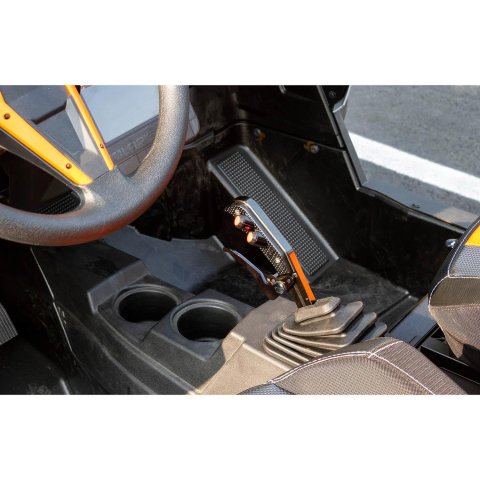 XDR Magnum Grip Plates with Electrical Buttons 81155 Shift Knob Components, Plate, 2 Buttons, Polycarbonate, Black, Each