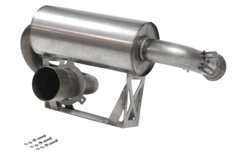 XDR Performance Slip-On Muffler Systems 7204 Muffler, XDR, Can-Am, Stainless, Natural, Round, Slip-On, Each