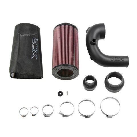 XDR Performance Air Intakes 615902 Intake, Black Polyethylene Tube, Red Filter, Polaris, Kit