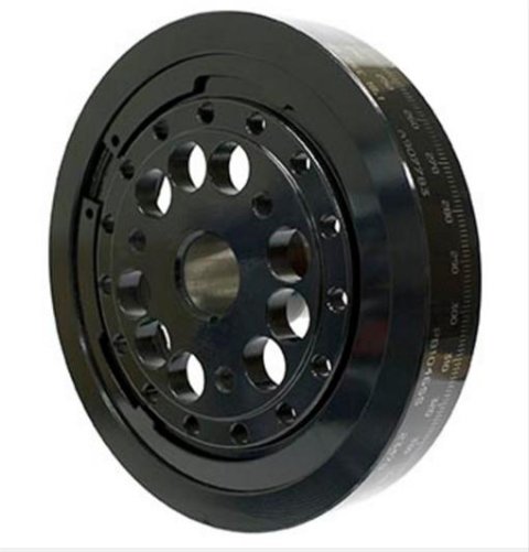 PowerBond Race Performance Harmonic Balancers PB1046SS Balancer, OEM Replacement, Chevy, GMC, 350, Each