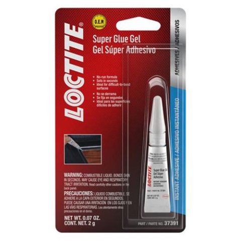 Loctite Quick Gel Super Glue Adhesives 483624 Adhesive, Gel® Glue, 2 grams, Each