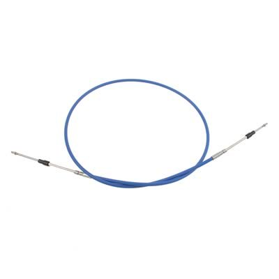 CSR Uflex Zero Friction Throttle Cables 6006 Cable, Stainless Steel, Solid Wire, Push/Pull, Blue Polyethylene Housing, 72 in. Long, Each