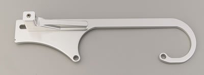 CSR Adjustable Throttle Cable Brackets 610C Bracket, Billet Aluminum, Clear Anodized, Holley, 4150 Series, Fits Uflex Cable, Each