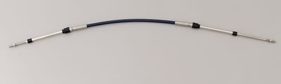 CSR Uflex Zero Friction Throttle Cables 6002 Cable, Stainless Steel, Solid Wire, Push/Pull, Blue Polyethylene Housing, 24 in. Long, Each
