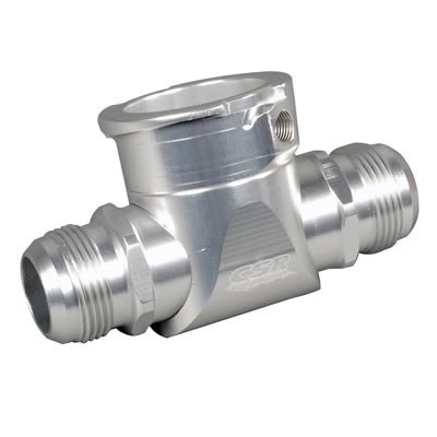 CSR Inline Radiator Hose Fillers 974 Filler, Aluminum, Natural, Inline, -16 AN to -16 AN, Each