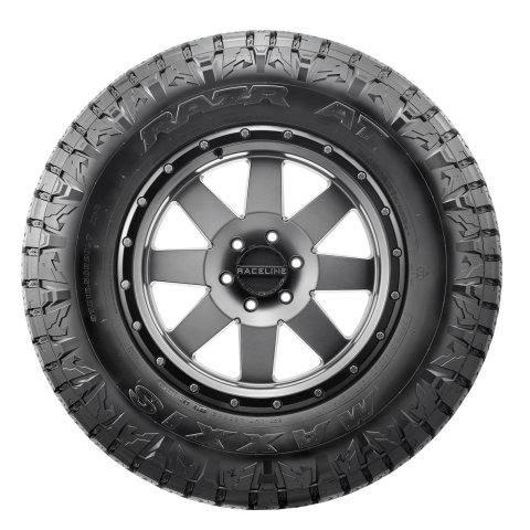 Maxxis RAZR AT Tires 265/70-17 Tires, AT, LT265/70R17, Black Sidewall, Each