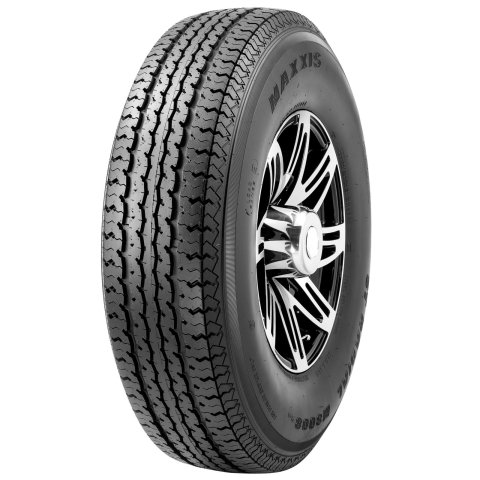 Maxxis M8008 ST Plus Radial Trailer Tires 235/80-16 Tires, Plus, 235/80-16, Radial, Blackwall, 10 Ply Rated, 3,420 lbs Max Load, Each