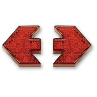 Pacer Performance LED Individual Lights 20-720 Lights, LED, Red, Arrow Shaped 2.000 in x 2.000 in. x 0.625 in., Pair
