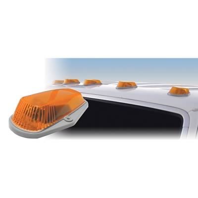 Pacer Performance Hi-Five Cab Lights 20-225 Roof Lights, Ford, Pickup, Amber Lens, Set of 5